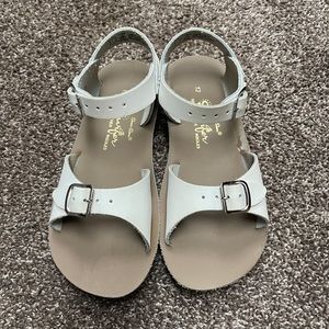 Girls SunSans Surfer White Sandals size 12